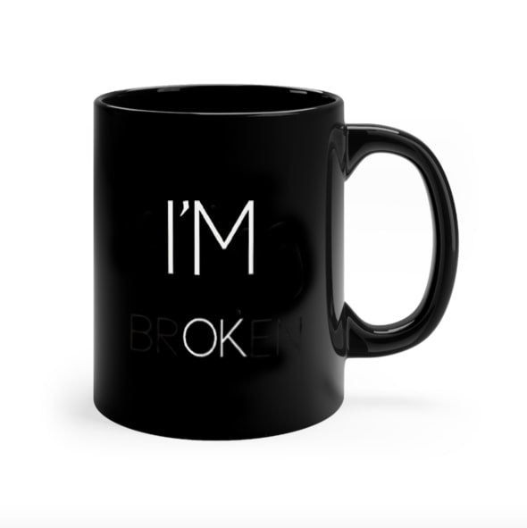 i am ok mug