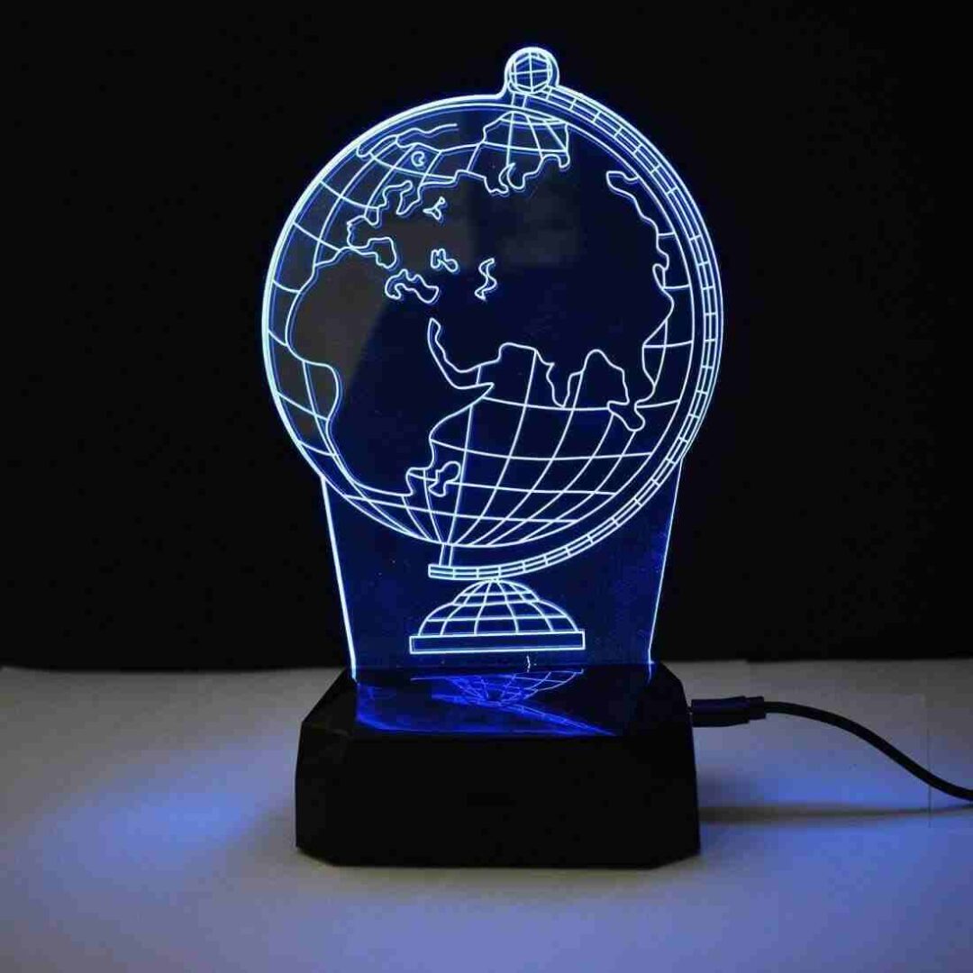 Globe 3D Illusion Night Lamp